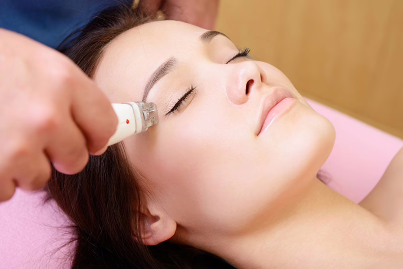 Facial aesthetic laser treatments