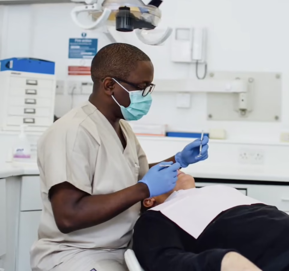 Professional dental consultation with patient