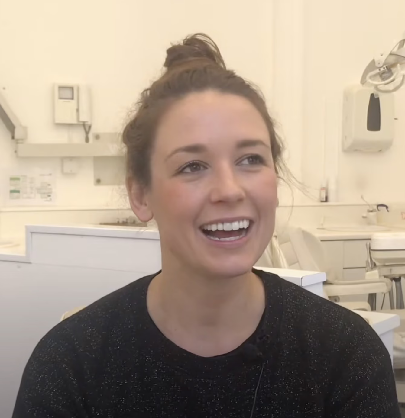 Happy family after dental visit