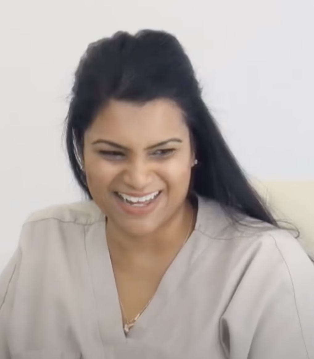 Comfortable patient during dental procedure